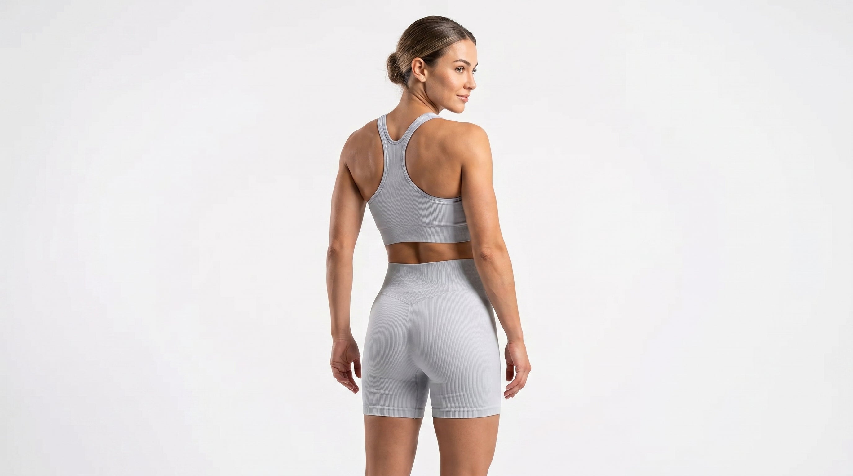 Women's Ribbed Tank Top & Shorts Co-Ord Set | Casual Athleisure Two-Piece — Secret Archive