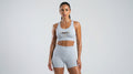 Women's Ribbed Tank Top & Shorts Co-Ord Set | Casual Athleisure Two-Piece — Secret Archive