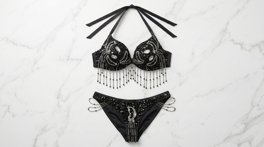 Women's Lace Lingerie Set | Floral Lace Bralette & Briefs | Luxury Intimate Wear — Secret Archive