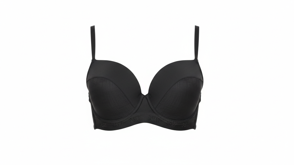 Push Up Lace Bra - Black