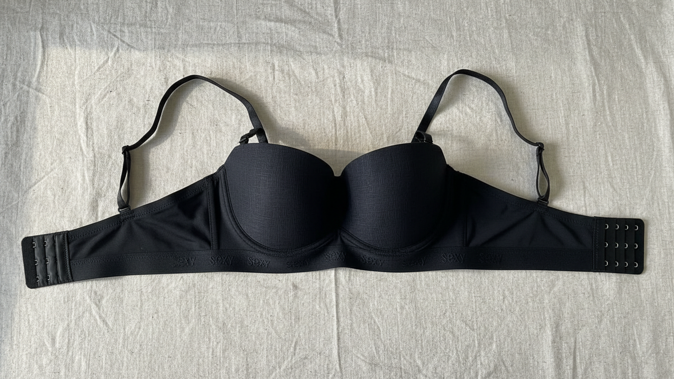Push Up Lace Bra - Black